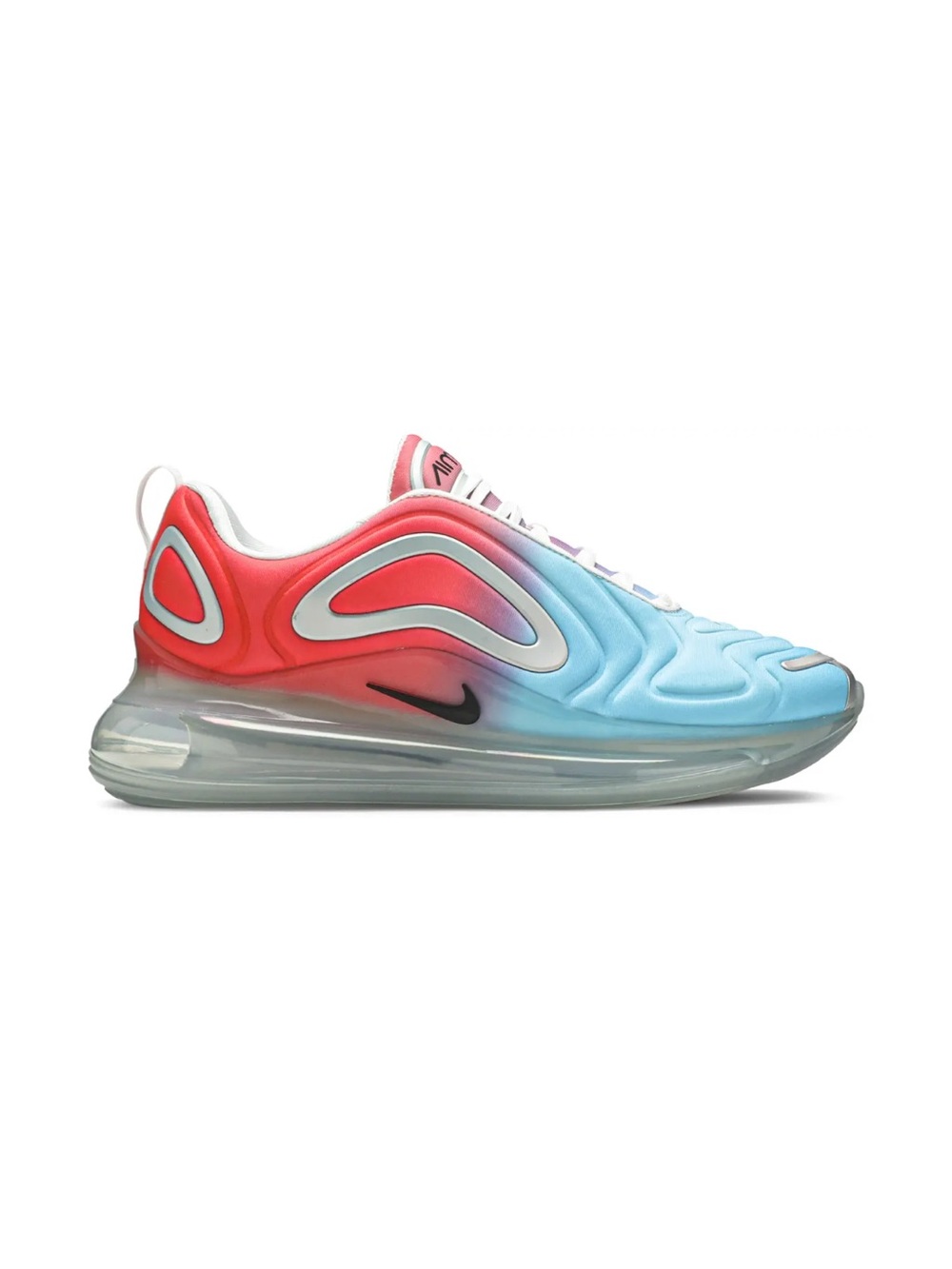 Nike Women's Gradient Blue and Red Air Max 720 Sneakers